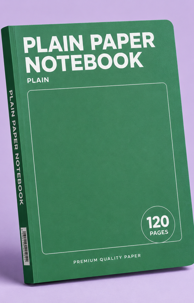 Long Plain Notebook